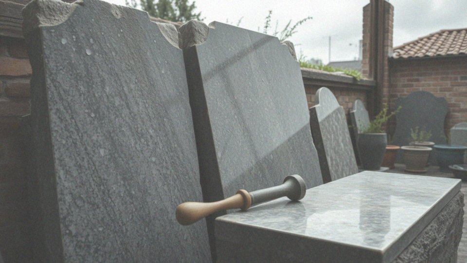 Jak różne materiały wpływają na koszt pomnika?