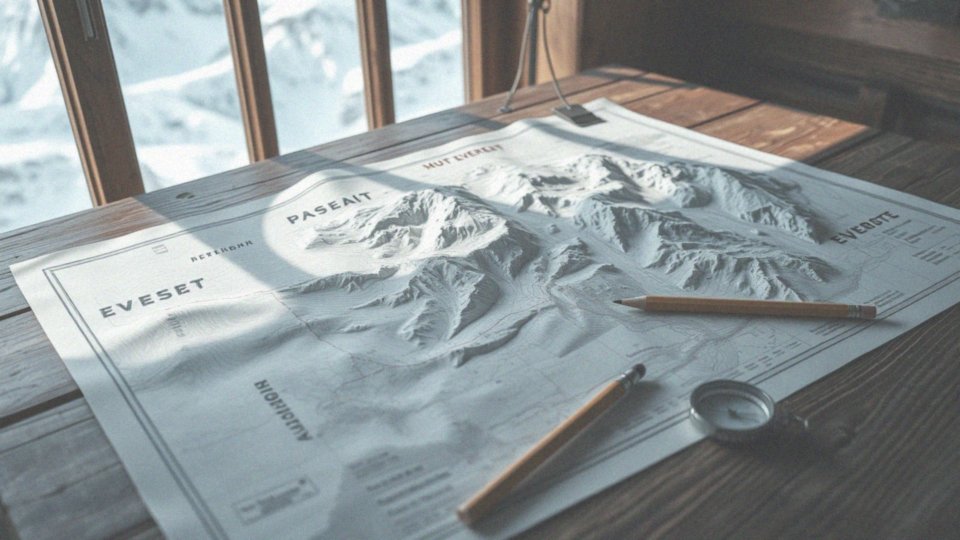 Co obejmuje mapa topograficzna Mount Everest?