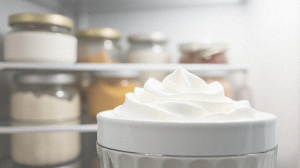 Jak przechowywać bitą śmietanę z mascarpone?