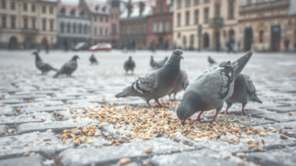 Czym karmić gołębie zimą dla ich zdrowia?