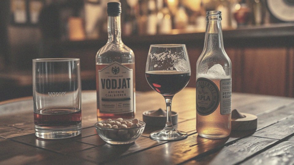Jak kaloryczność alkoholu różni się w zależności od rodzaju napoju?
