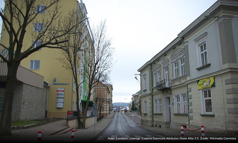 Ulica Henryka Sienkiewicza w Sanoku