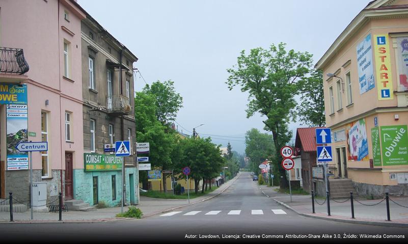 Ulica Podgórze w Sanoku